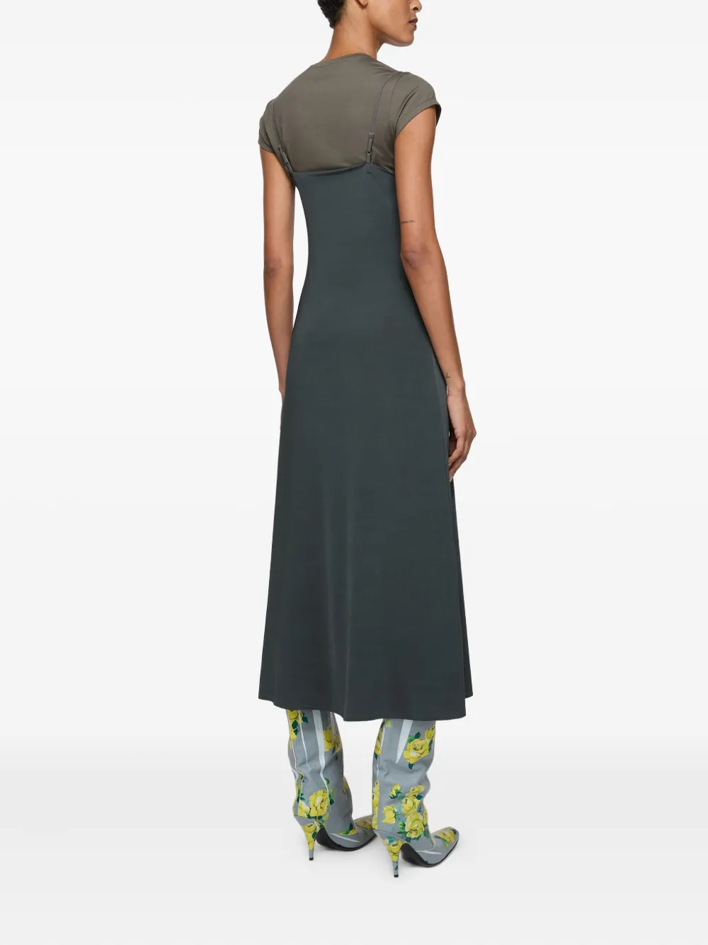 Acne Studios Gelaagde jurk Groen