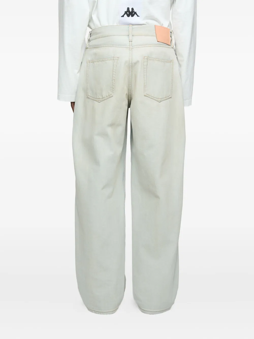 Acne Studios x Kappa straight jeans Blauw