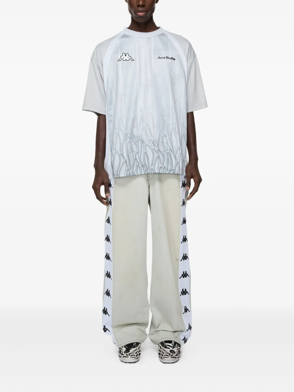 acnestudios Acne Studios x Kappa straight jeans - Blauw