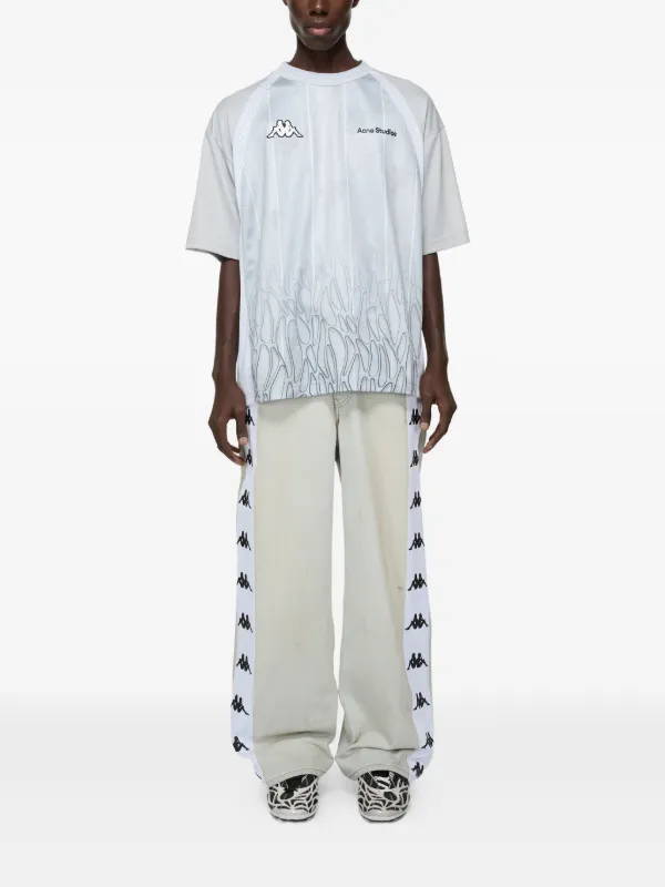 Acne Studios x Kappa straight-leg Jeans | Blue | FARFETCH