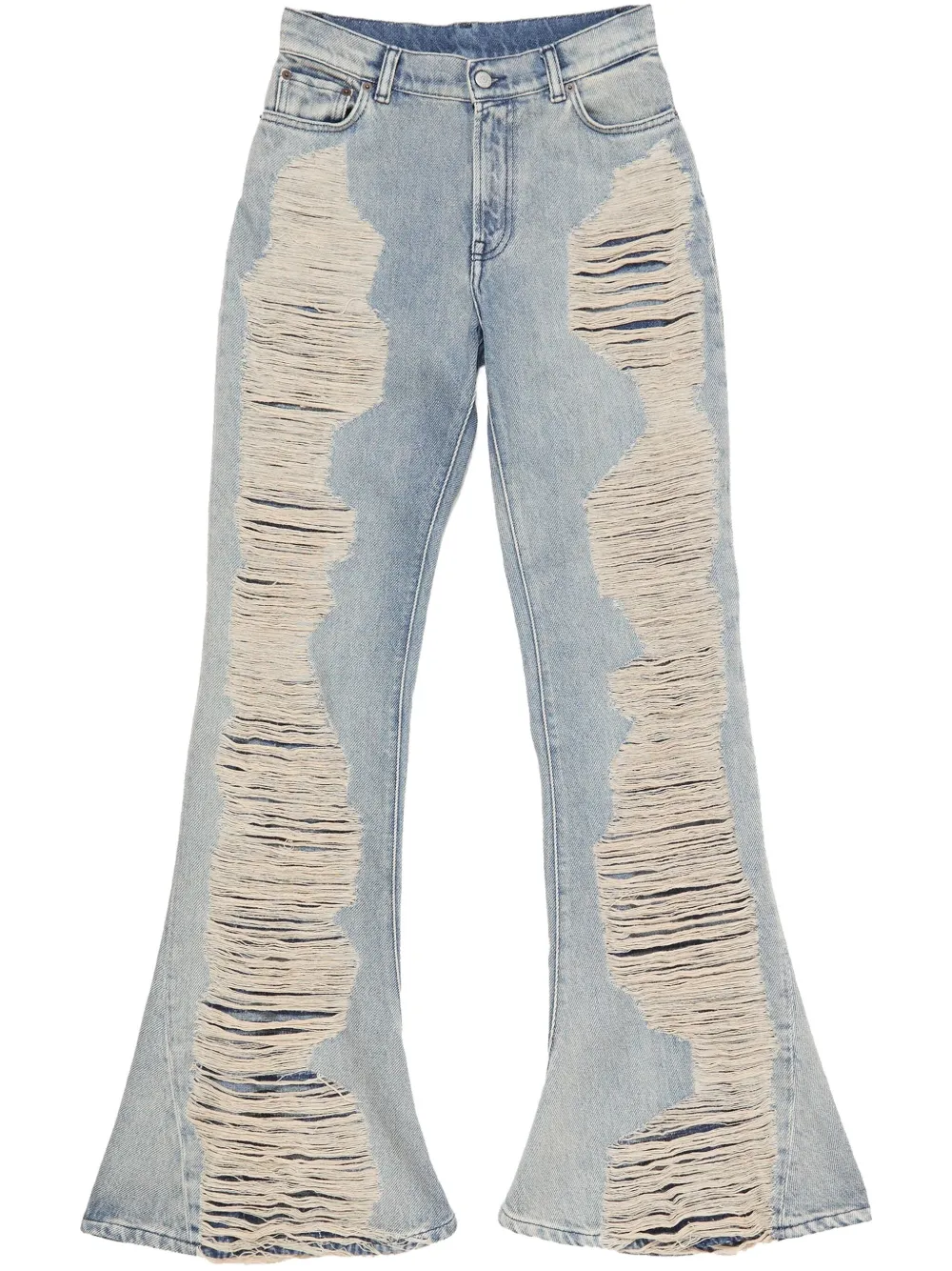 Acne Studios Gerafelde jeans Blauw