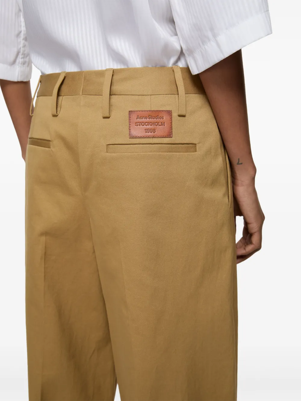 Acne Studios Twill pantalon Bruin