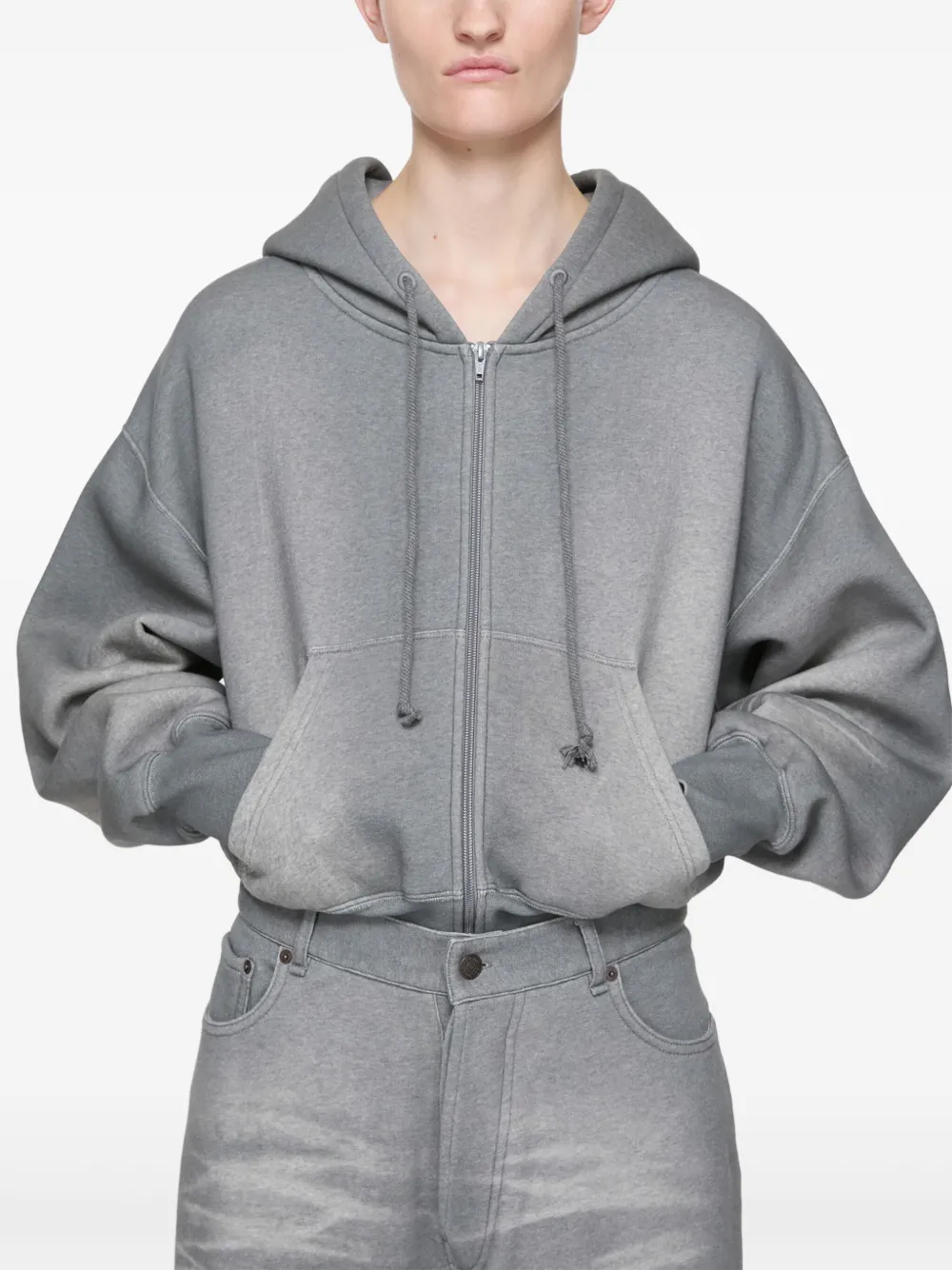 Acne Studios Hoodie met kleurverkoop Grijs
