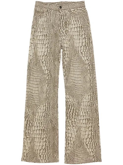 Pantalon à imprimé graphique - Acne Studios - Modalova