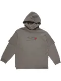 Acne Studios double layer hoodie - Grey