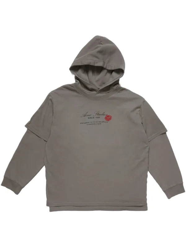 送料込/関税込■Acne Studios■コットンブレンド パーカー Acne Studios ロゴ パーカー 通販 - FARFETCH