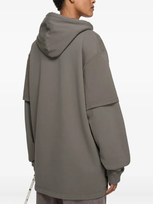 Acne Studios ダブルレイヤー パーカー | グレー | FARFETCH JP