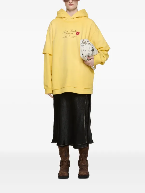 【国内送関税込】ACNE STUDIOS☆フード付き ロゴ パーカー Acne Studios ロゴ パーカー 通販 - FARFETCH