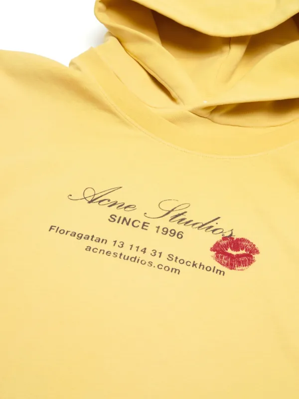 Acne Studios ロゴ パーカー | イエロー | FARFETCH JP Acne Studios ロゴ パーカー | イエロー | FARFETCH JP
