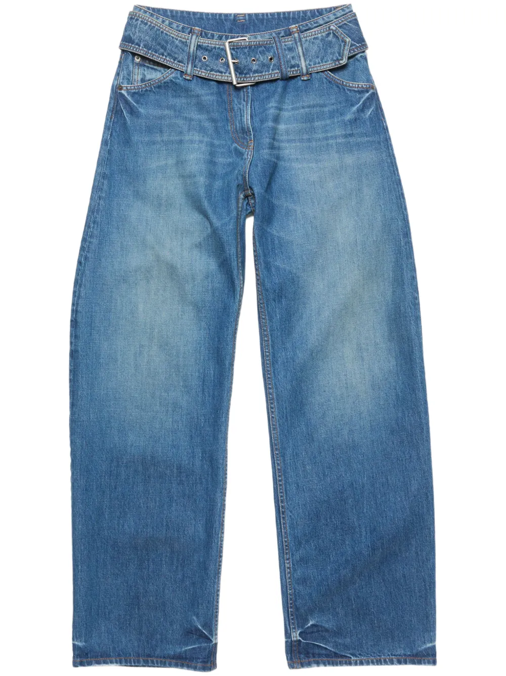 belted jeans
