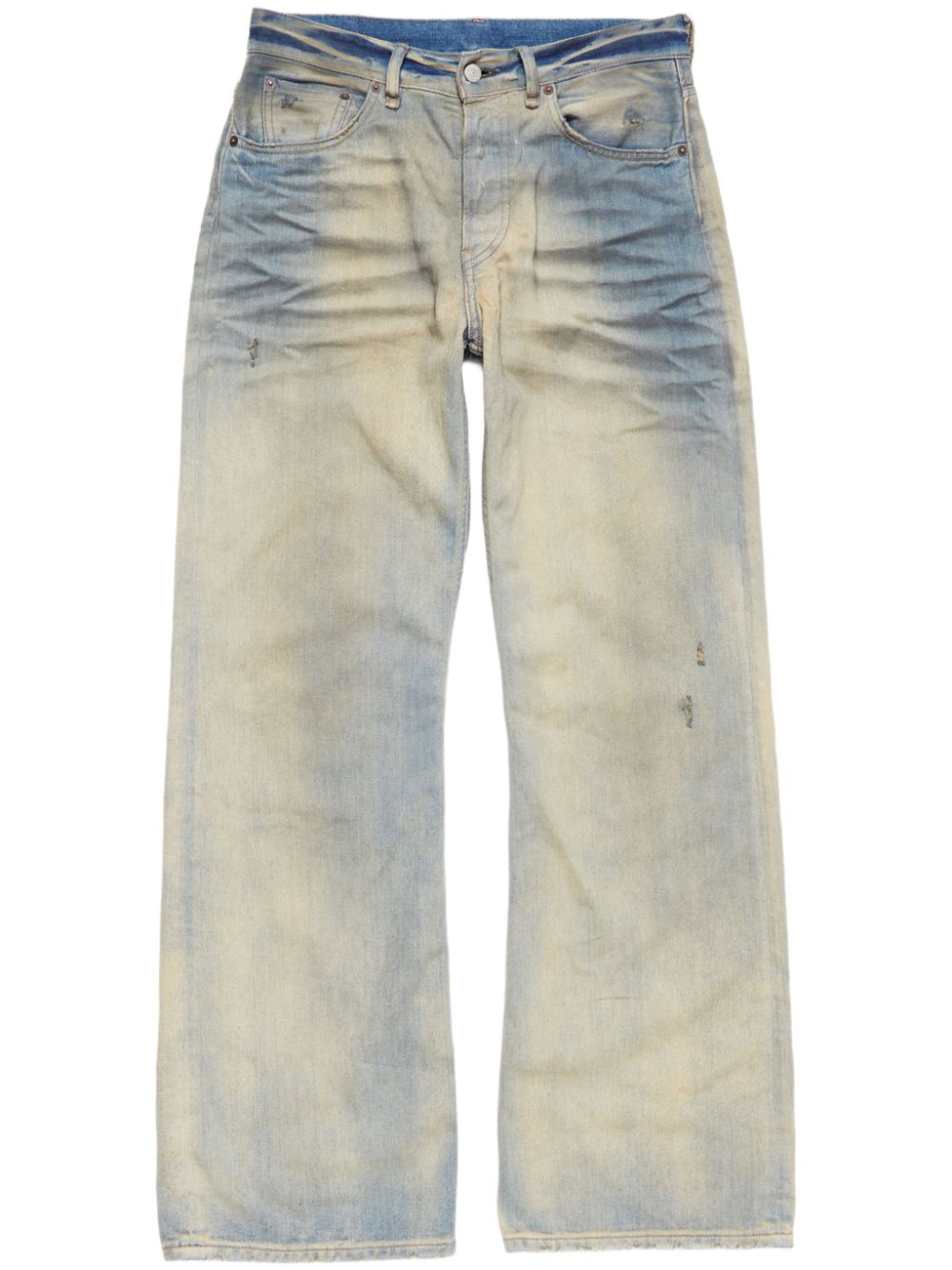 Acne Studios 2021F ruimvallende jeans Blauw