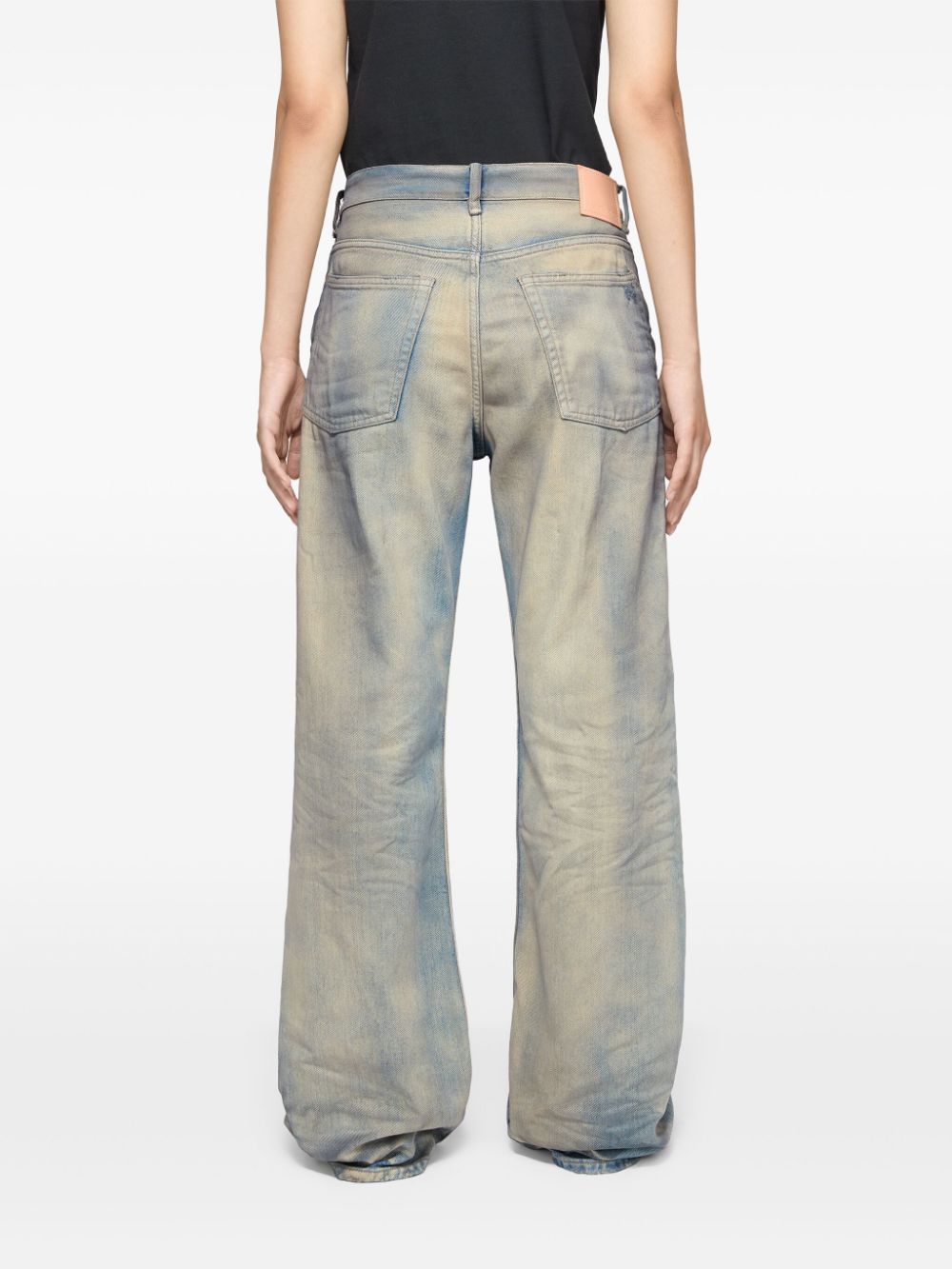 Acne Studios 1999M ruimvallende jeans Blauw