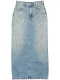 Acne Studios denim maxi skirt - Blue