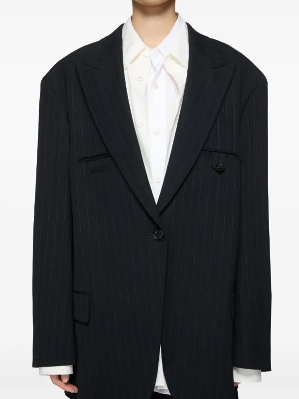 Acne Studios シングルジャケット | ブルー | FARFETCH JP