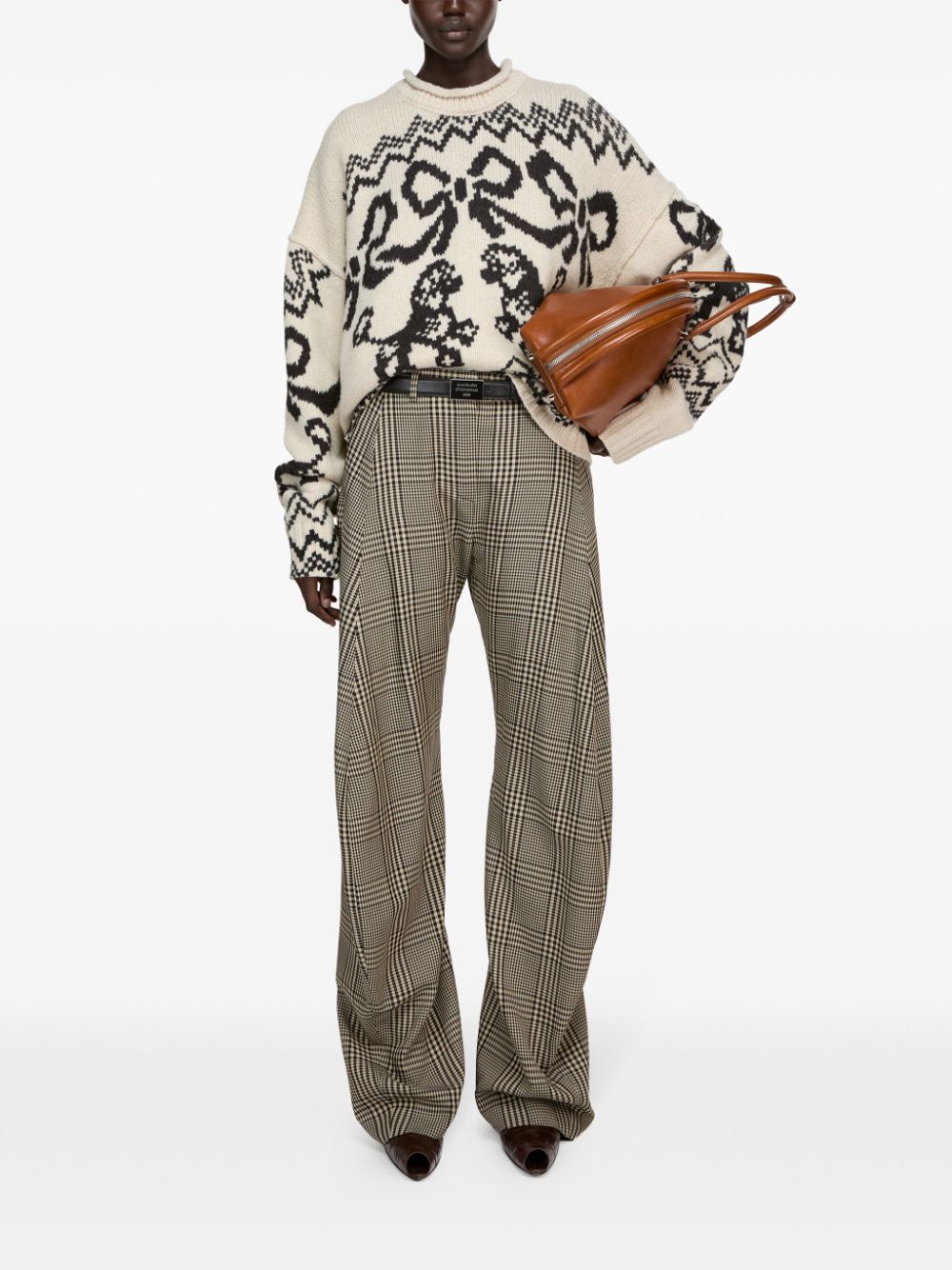 Acne Studios jacquard sweater - Neutrals