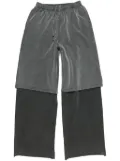 Acne Studios layered trousers - Grey