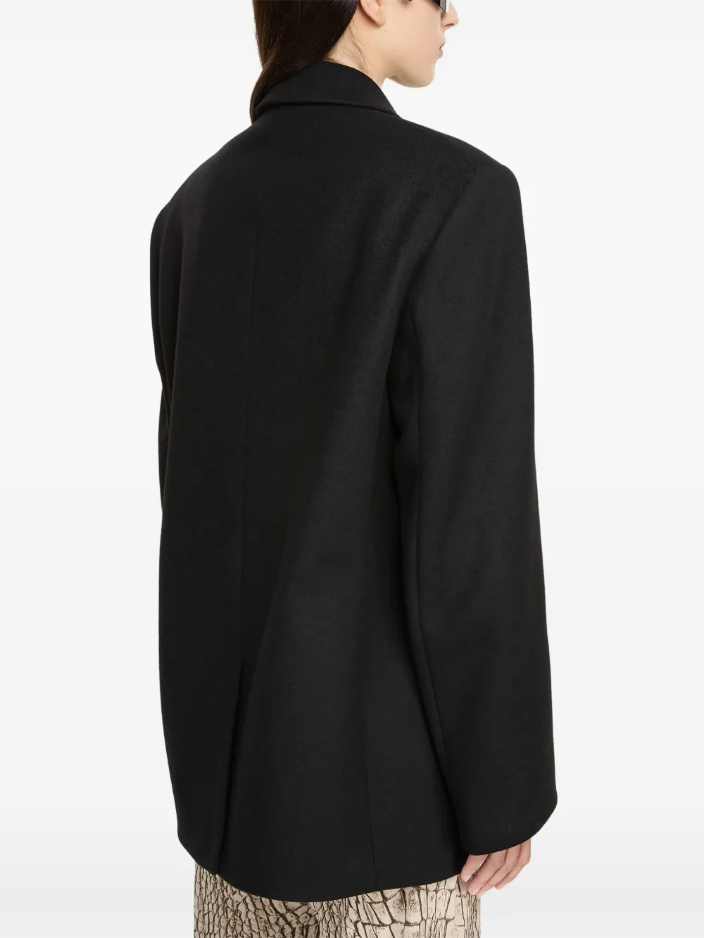 Acne Studios Blazer met dubbele rij knopen Zwart