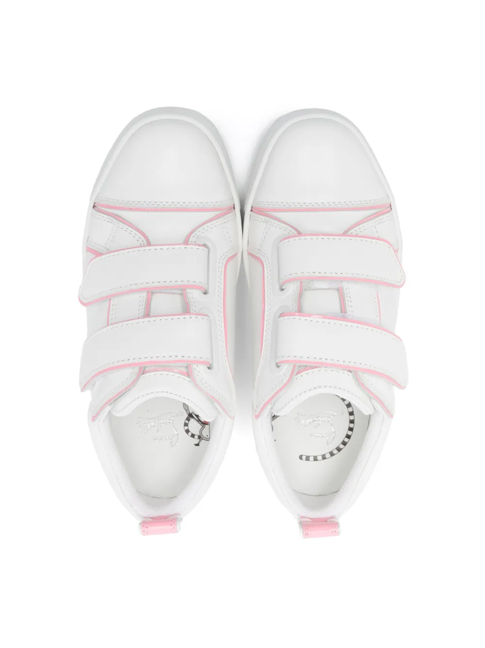 Christian Louboutin Kids Funnyto Scratch sneakers Wit