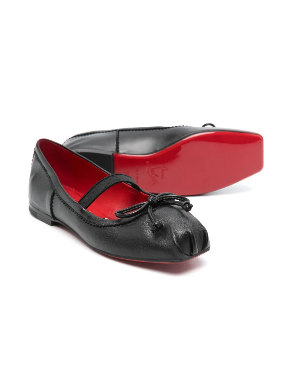 Christian Louboutin Kids Baballet ballerina's - Zwart