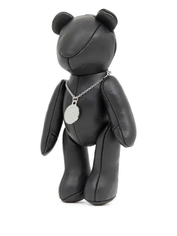 A BATHING APE® Leather Bear | Black | FARFETCH