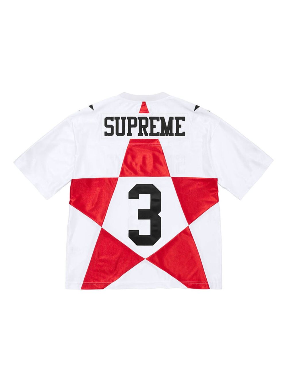 Supreme Star Football jersey T-shirt - Wit