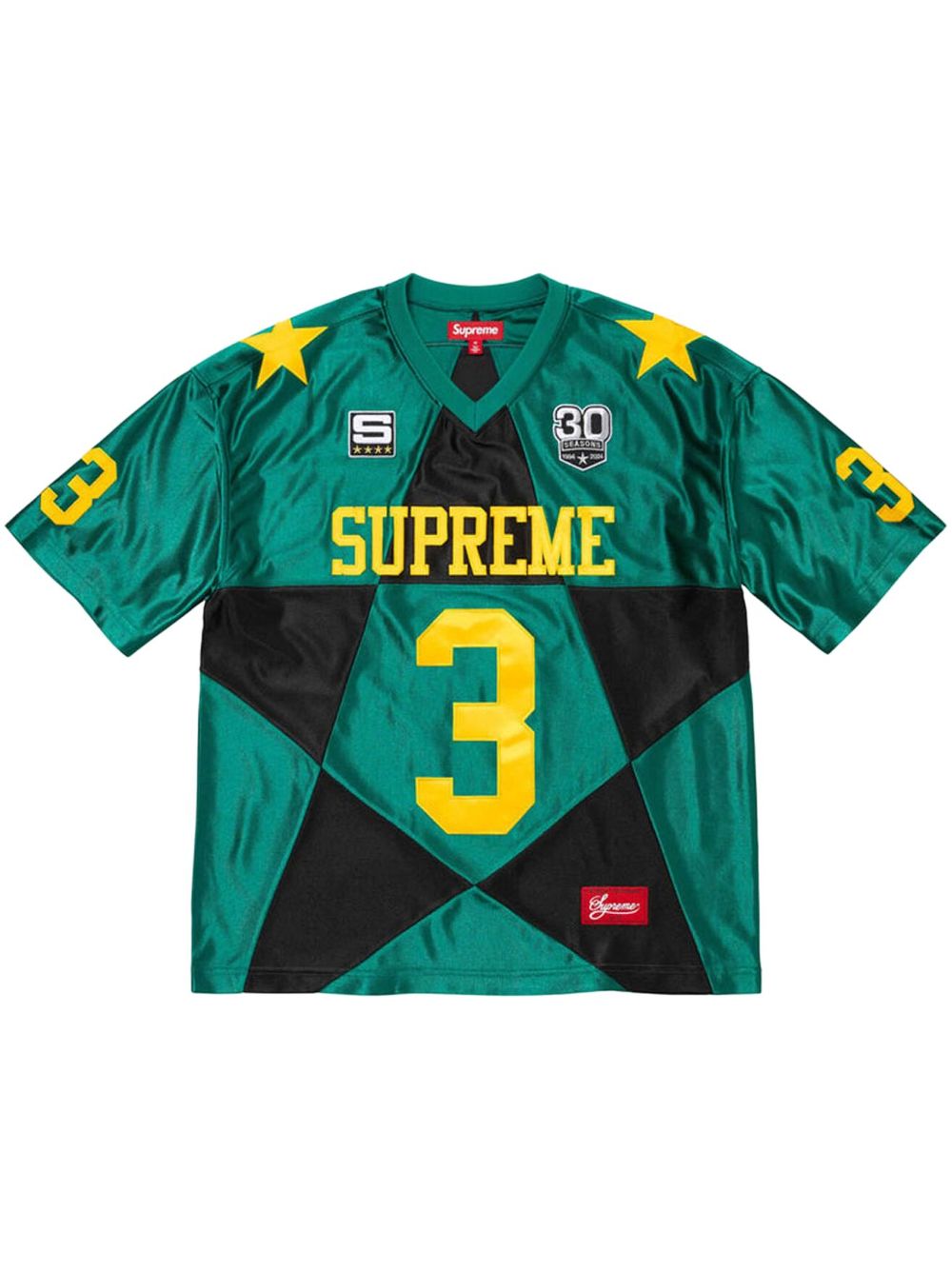 Supreme Star Football Jersey "Green" T-shirt