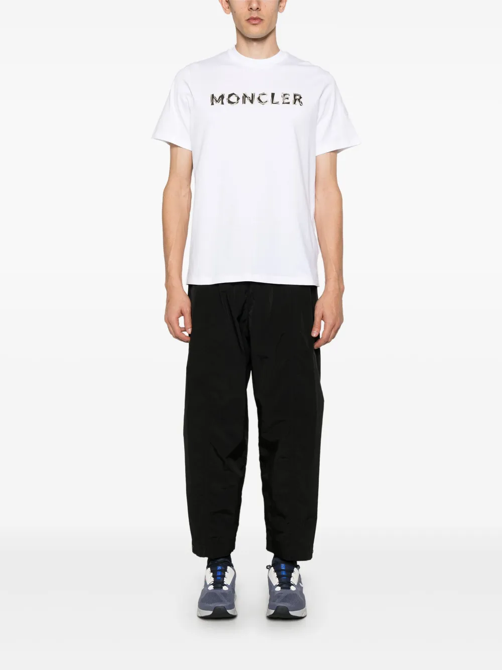 Moncler T-shirt met korte mouwen - Wit