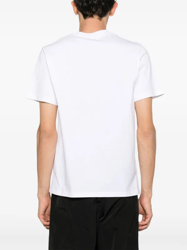 モンクレール ホワイト Tシャツ ショートスリーブ シンプル 白tシャツ Moncler ショートスリーブ Tシャツ | ホワイト | FARFETCH JP