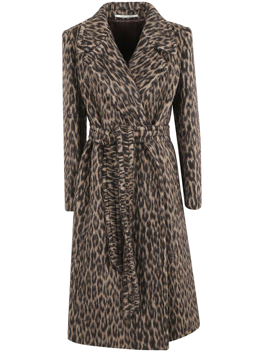 Tagliatore leopard-print coat - Brown