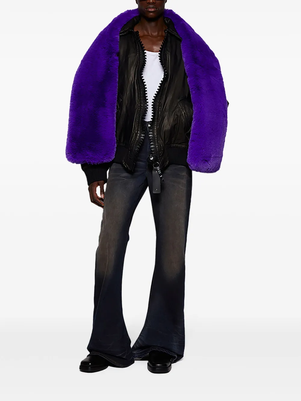 Maison MIHARA YASUHIRO x Backlash leather bomber jacket | Leather Jackets | Image 2