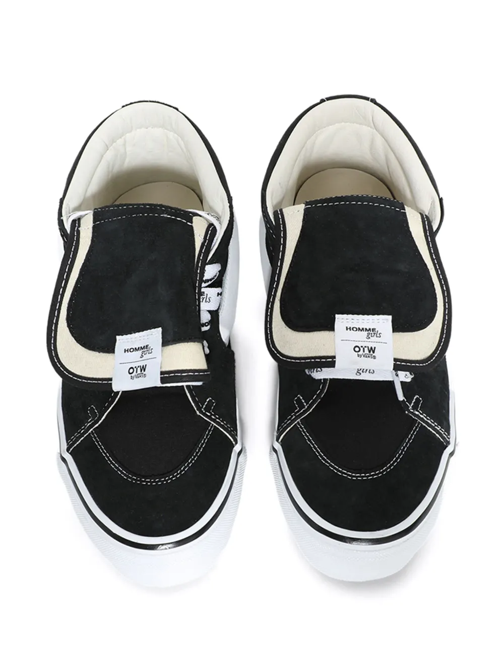 Vans X Hommegirls Otw Sk8-mid Reissue 83 Ost Sneakers In Black