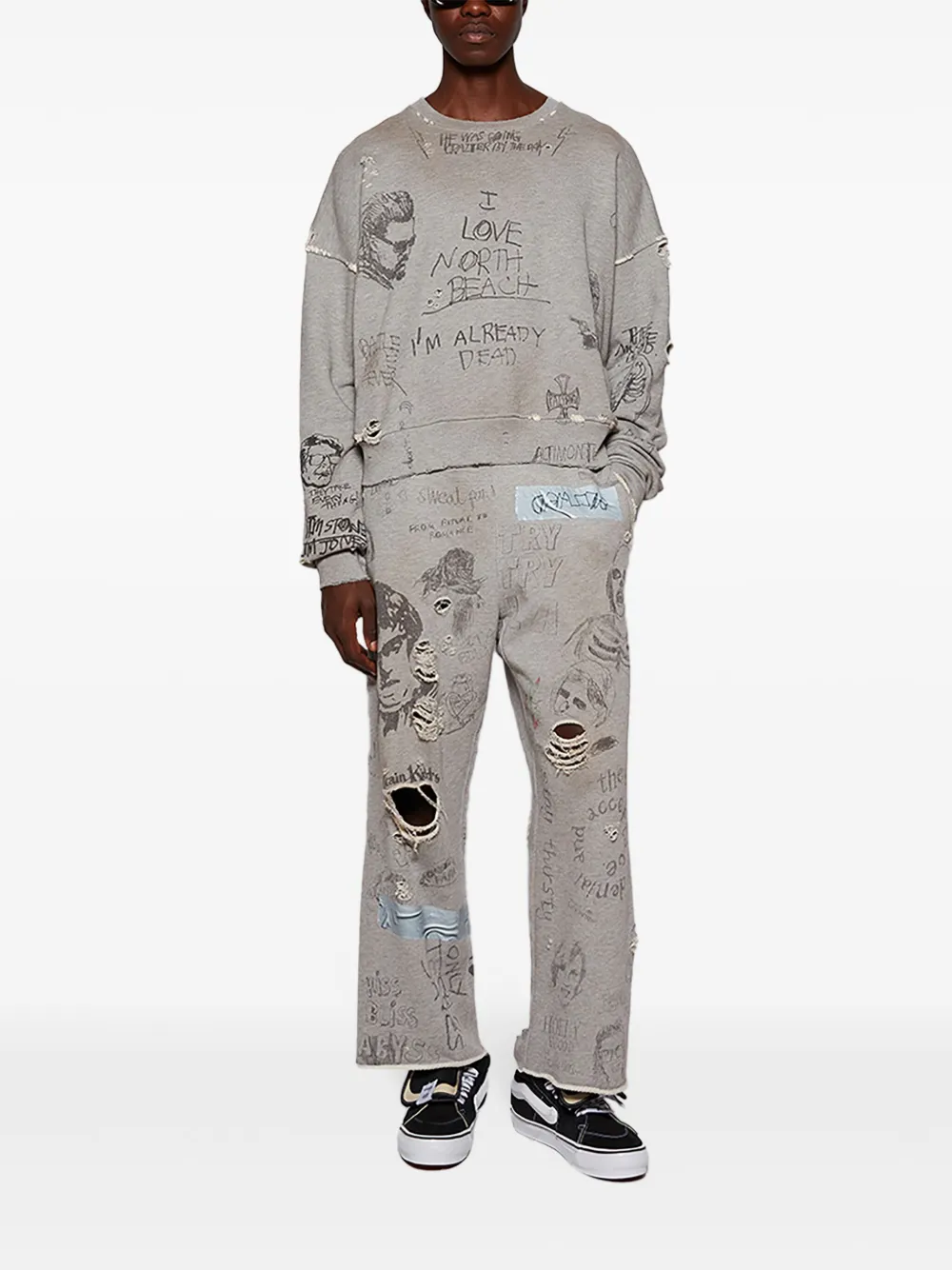 Vans X Hommegirls Otw Sk8-mid Reissue 83 Ost Sneakers In Black