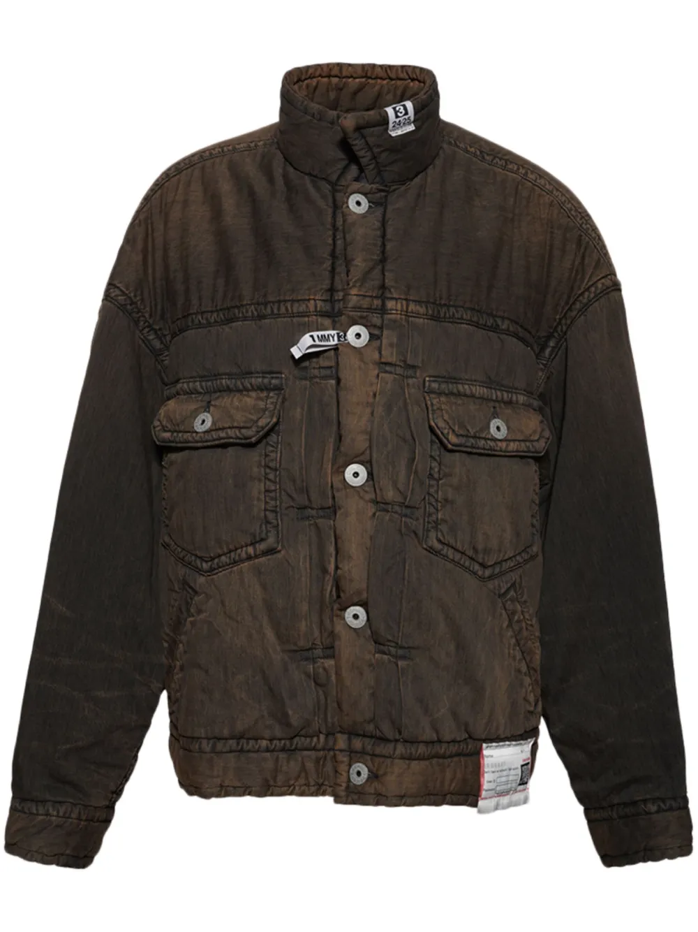 Maison MIHARA YASUHIRO padded denim jacket | Black | Image 1
