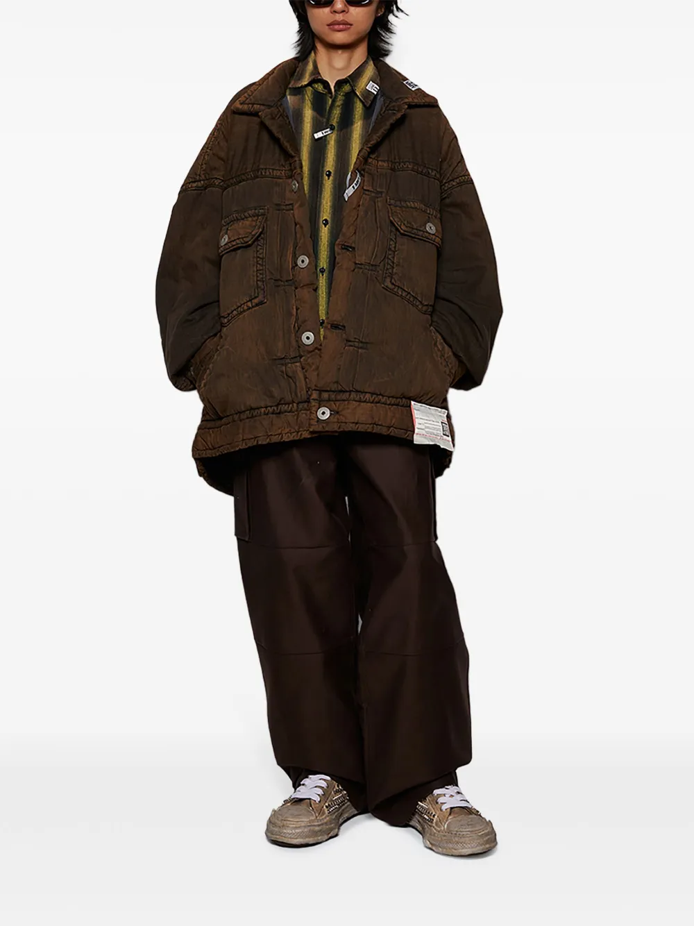 Maison MIHARA YASUHIRO padded denim jacket | Down Jackets | Image 2