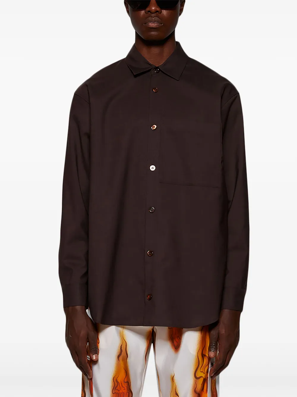 Casella Meyer Pegasus Shirt In Brown