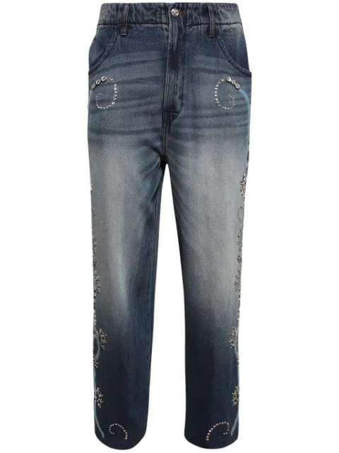 BLUEMARBLE embroidered baggy jeans