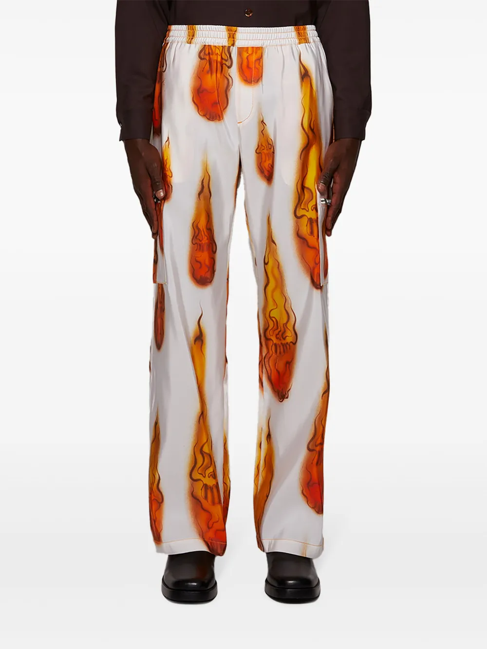  Casella Meyer Pantaloni Spirit Drops - Bianco 