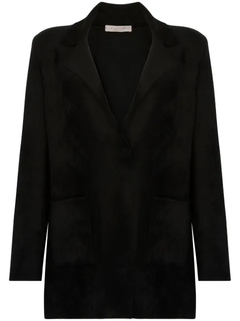 D.Exterior blazer con botones
