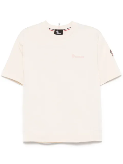 Moncler Grenoble playera de algodón con logo en relieve