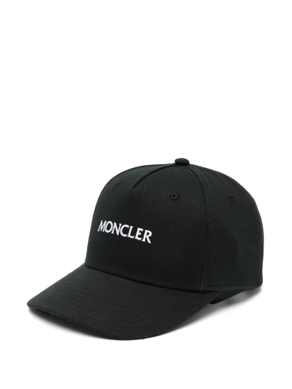 ★【MONCLER】Cappello da baseball in gabardine★キャップ Moncler Black Gabardine Baseball Cap Moncler