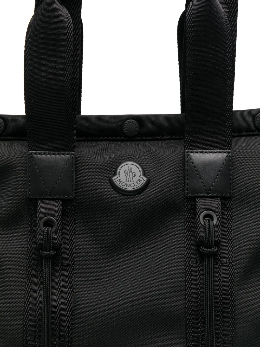 Moncler Tech kleine waterafstotende shopper Zwart