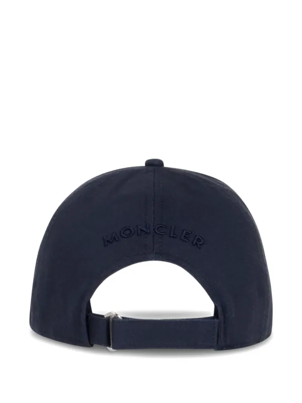 Moncler Gabardine Baseball Cap | Blue | FARFETCH