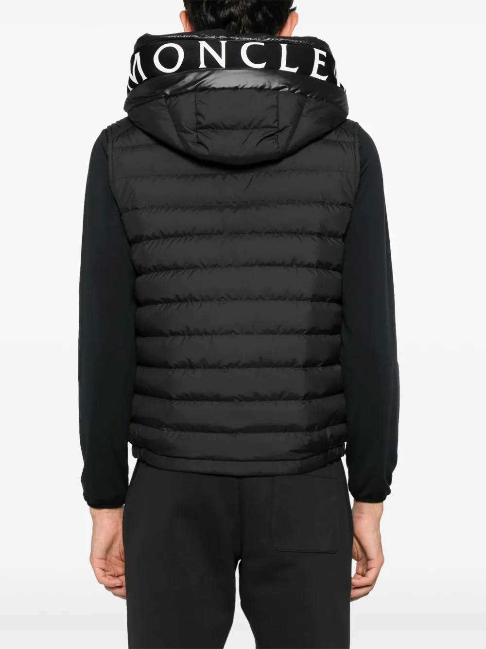 Moncler Bourget gilet Zwart