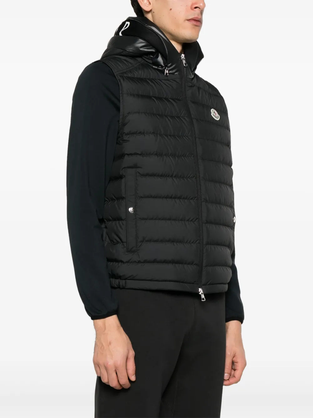 Moncler Bourget gilet Zwart