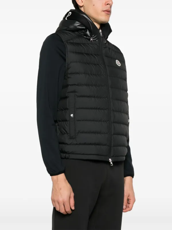 Moncler Bourget Gilet | Black | FARFETCH