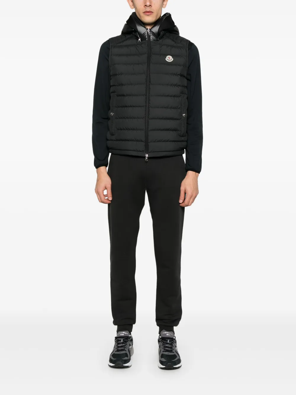 Moncler Bourget gilet - Zwart