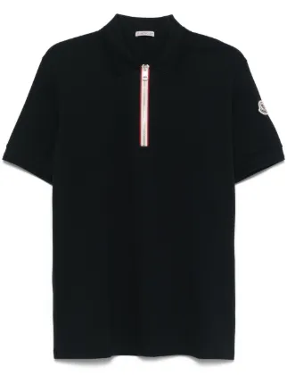 Moncler short-sleeve Polo Shirt | Blue | FARFETCH AO