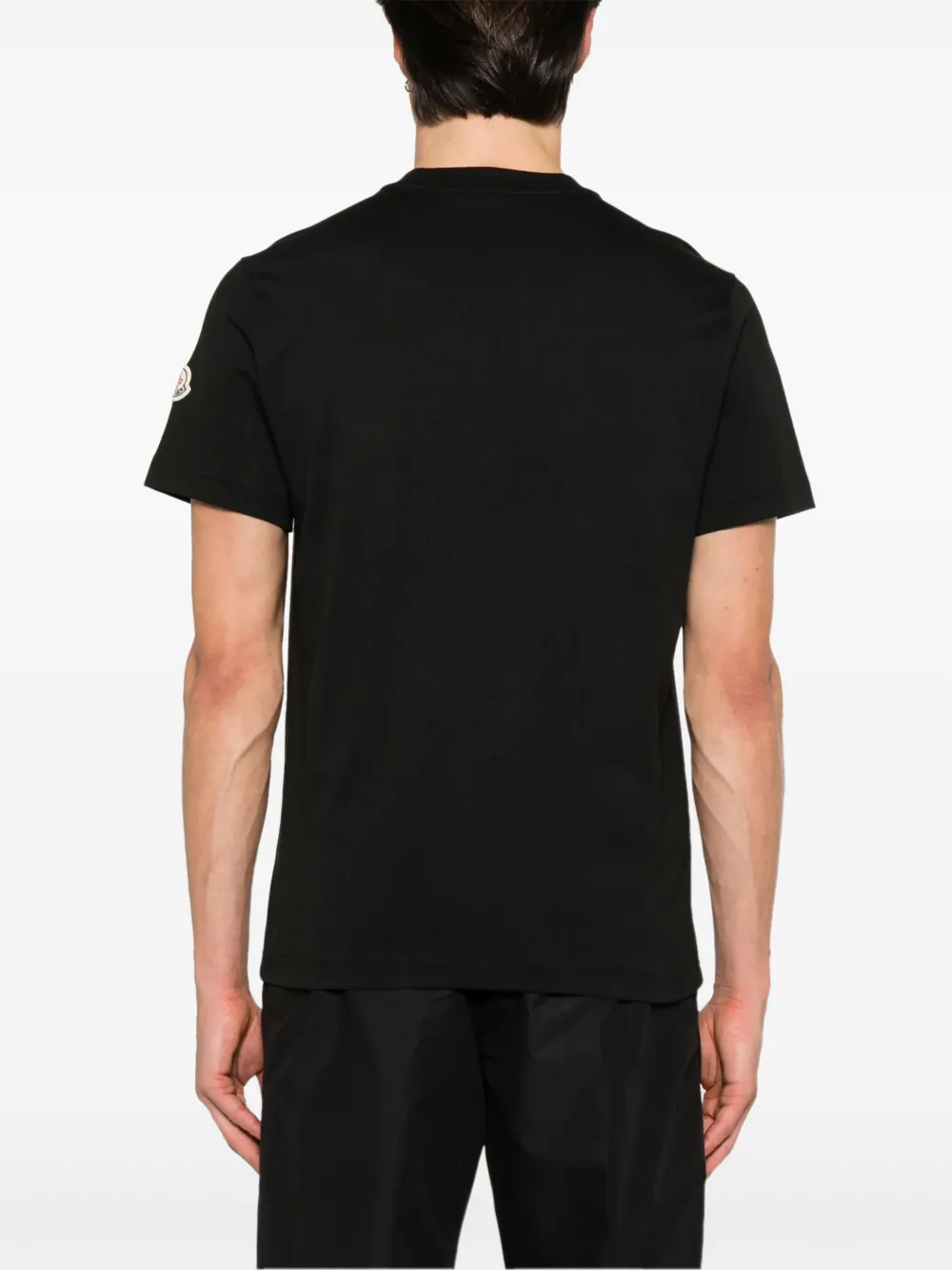 Moncler T-shirt met korte mouwen Zwart
