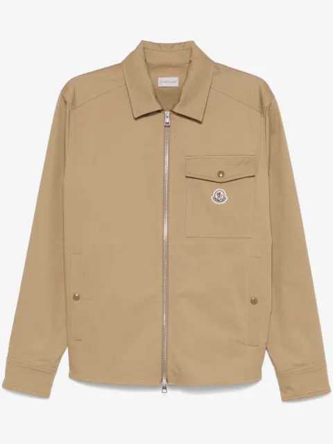 Moncler flap-pocket zip-up jacket