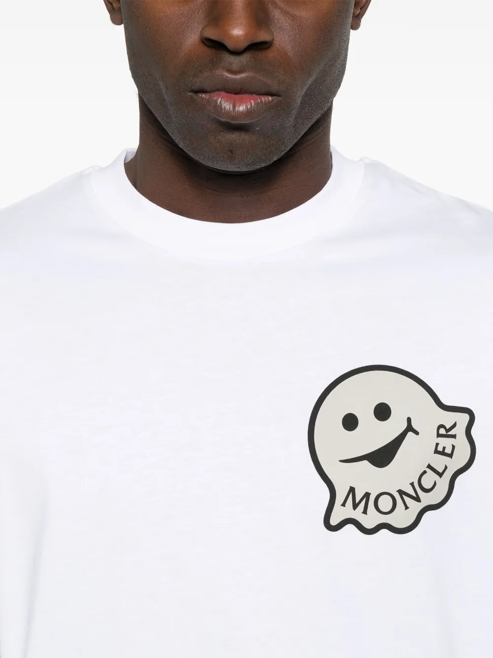 Moncler T-shirt met korte mouwen Wit